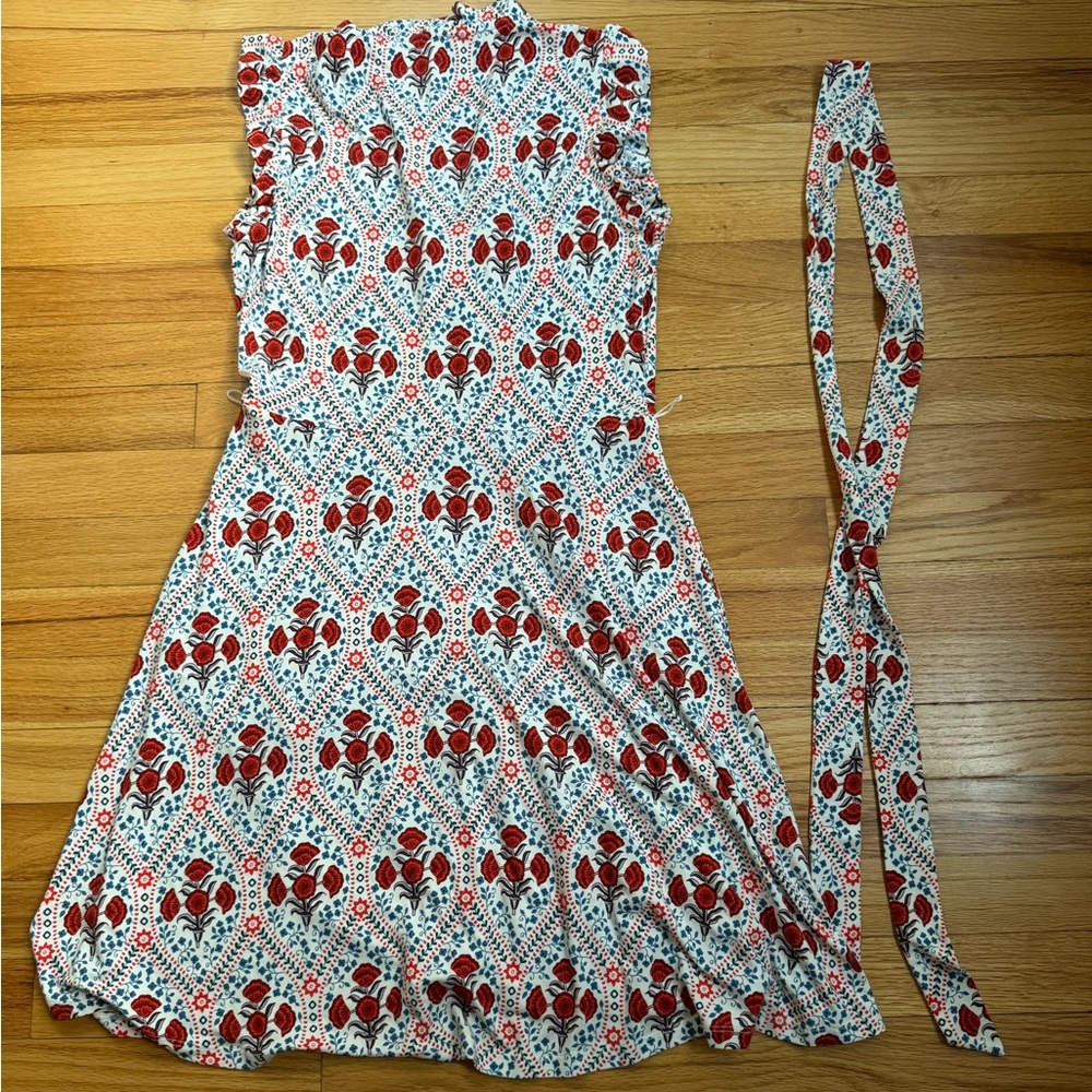 Boden faux wrap floral dress.